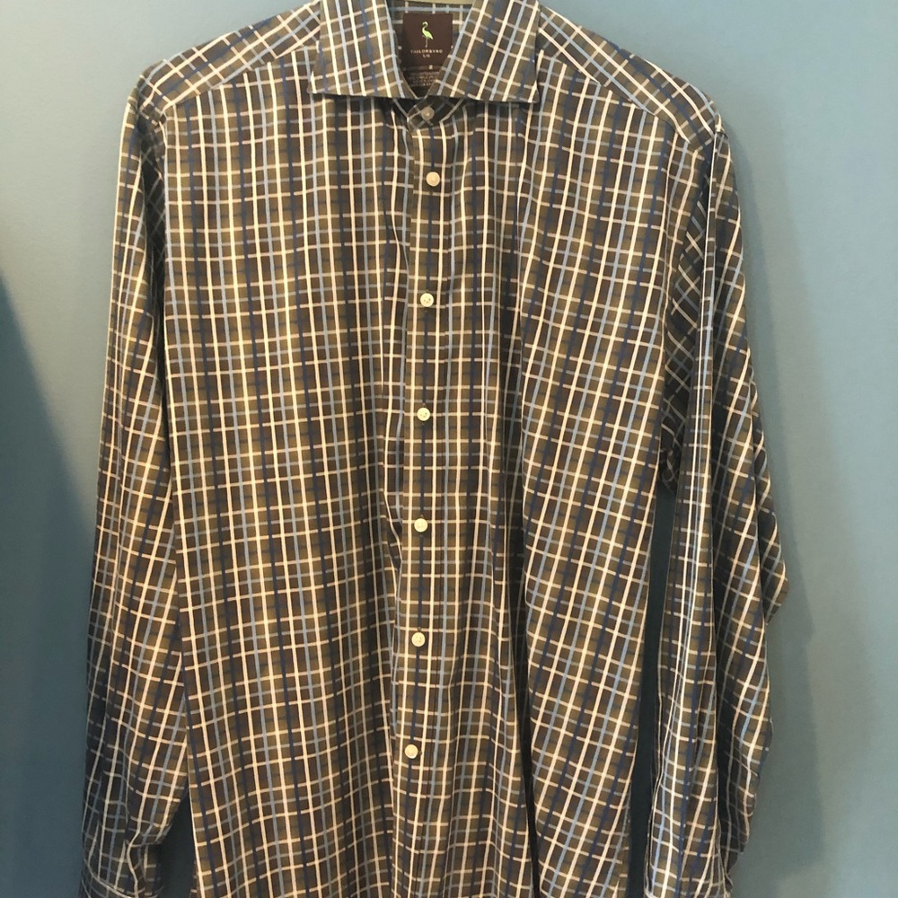 TAYLORBYRD plaid buttondown